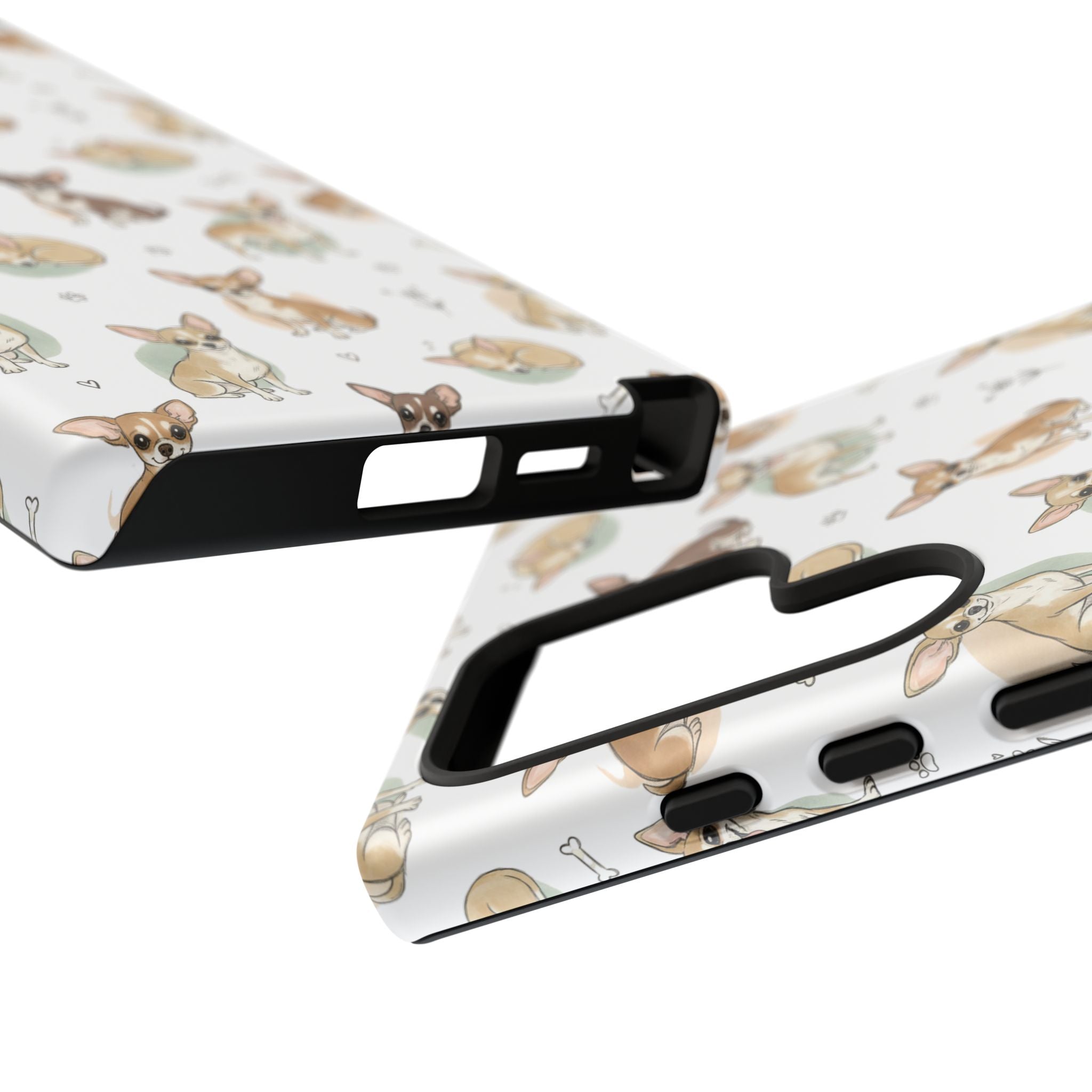 Watercolor Chihuahua Pattern Phone Case | Tough Case