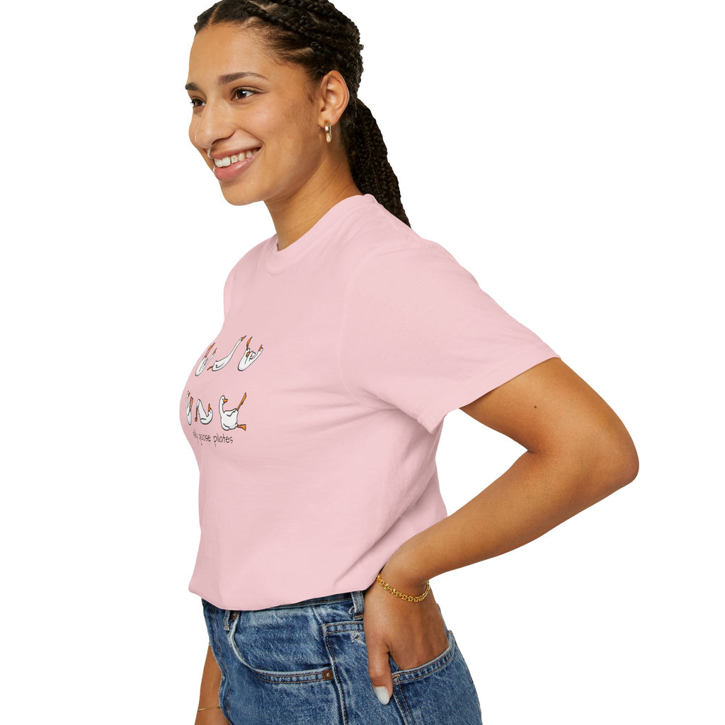Silly Goose Pilates Poses T-Shirt | Cute Silly Goose Tee, Pilates Shirt