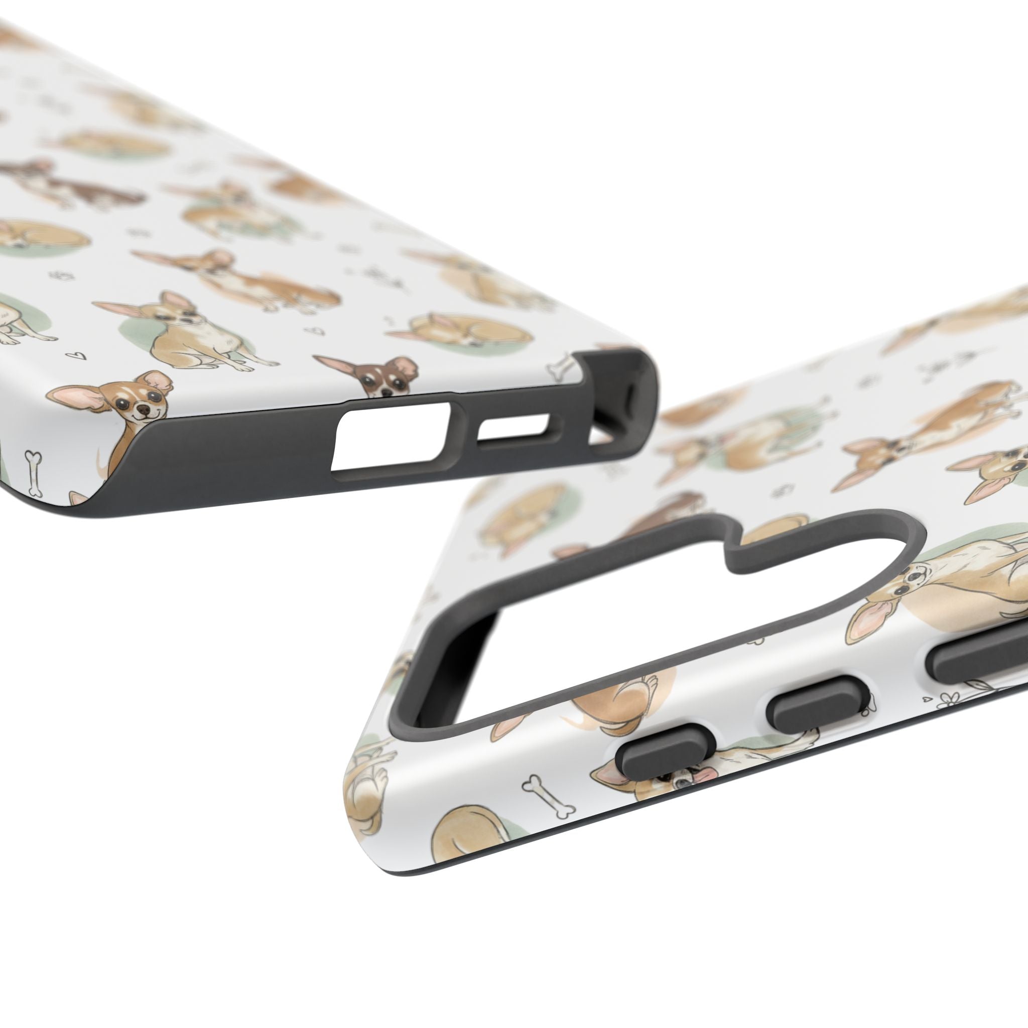 Watercolor Chihuahua Pattern Phone Case | Tough Case