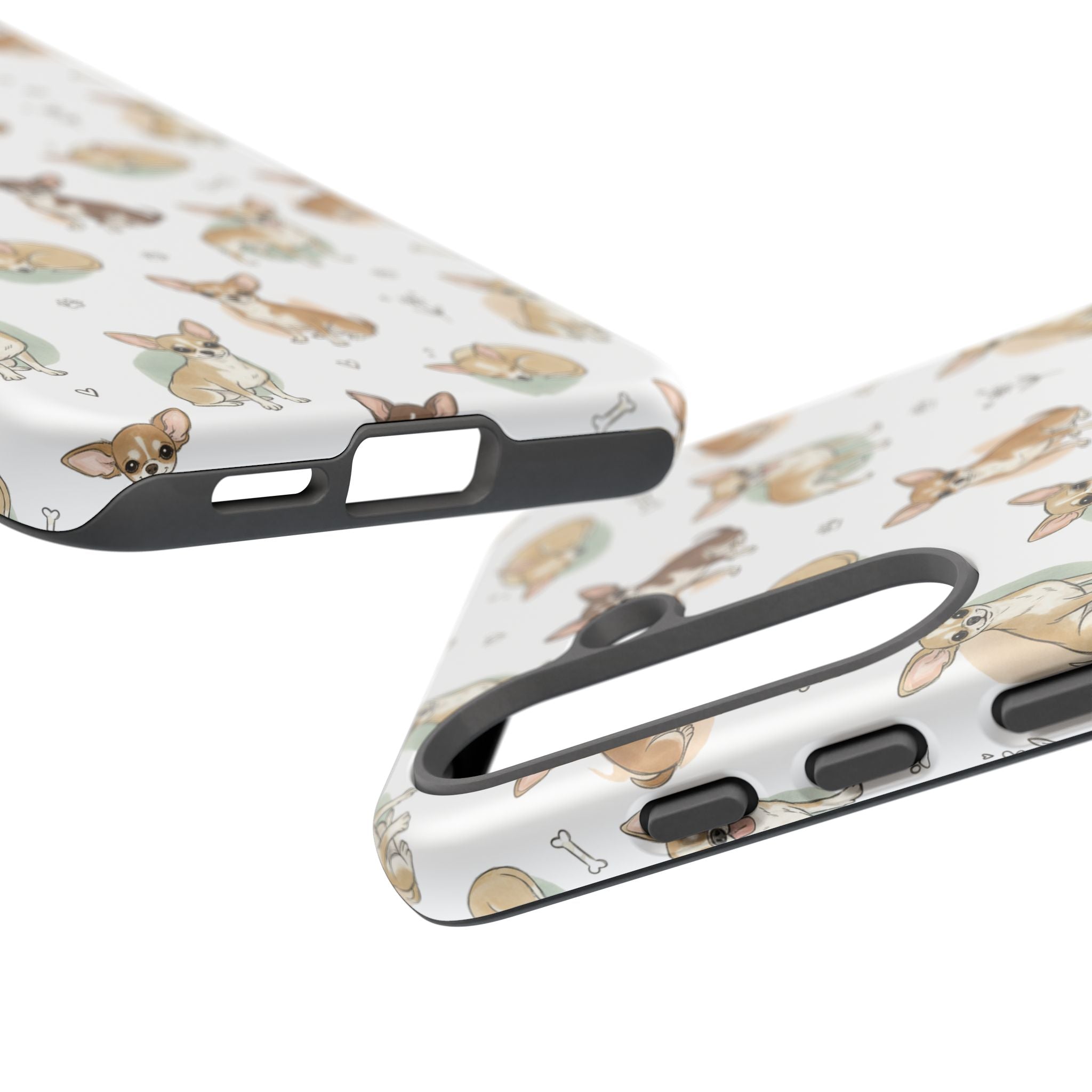 Watercolor Chihuahua Pattern Phone Case | Tough Case