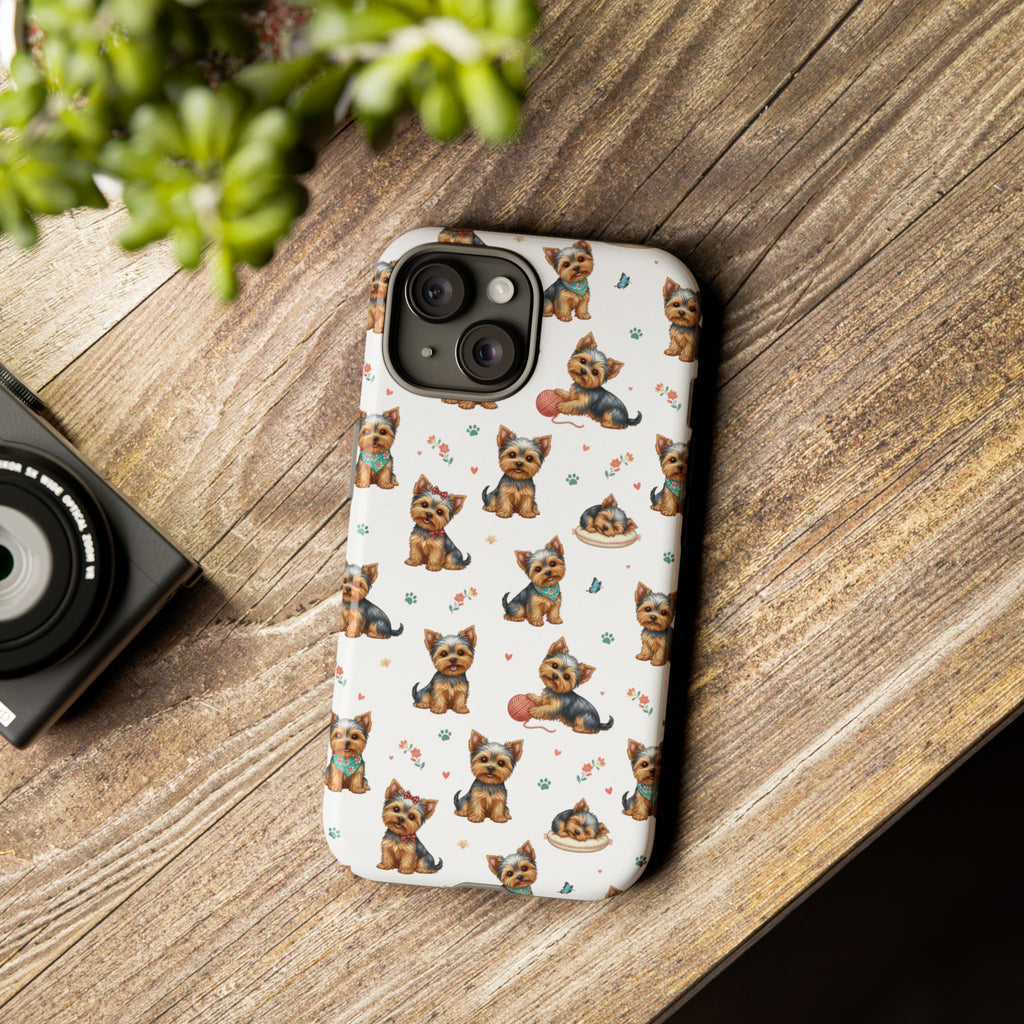 Yorkshire Terrier Phone Case, Iphone, Samsung Galaxy, and Pixel Phone Case, Cute Yorkshire Terrier Gift
