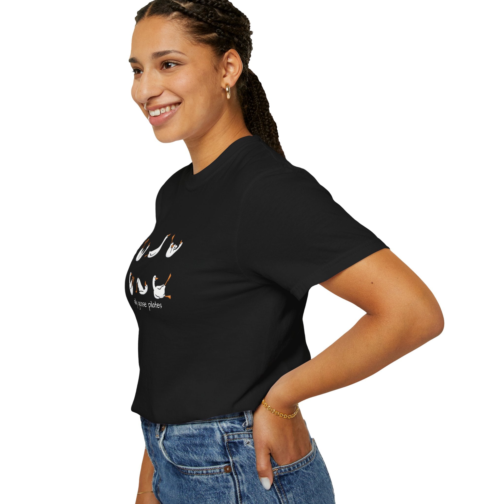 Silly Goose Pilates Poses T-Shirt | Cute Silly Goose Tee, Pilates Shirt