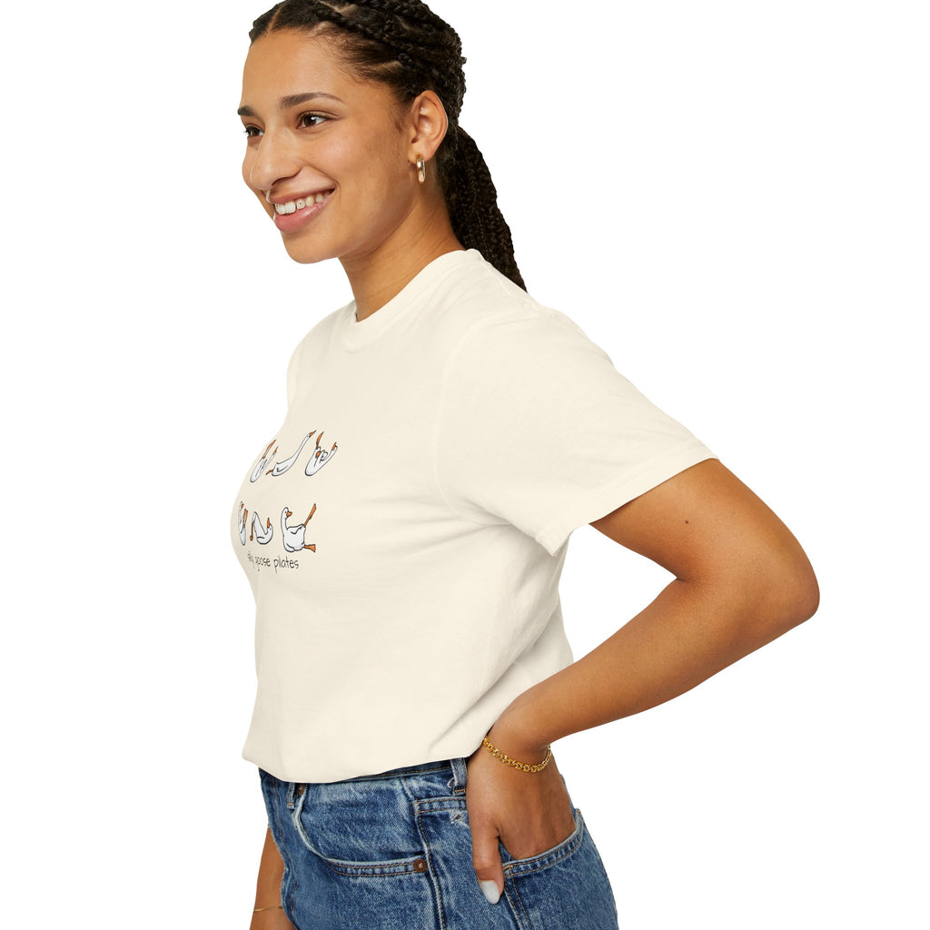 Silly Goose Pilates Poses T-Shirt | Cute Silly Goose Tee, Pilates Shirt